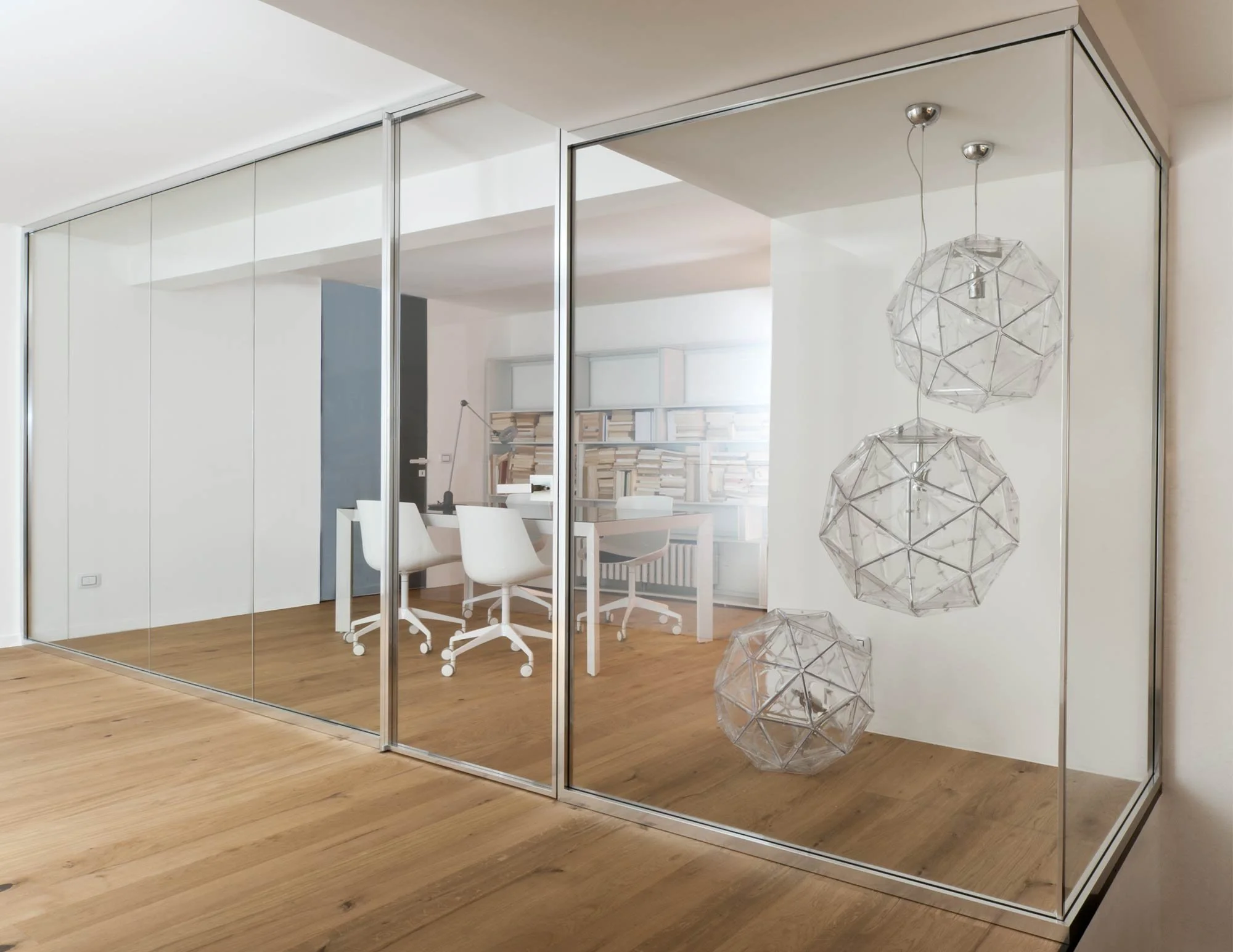 Room Dividing Glass Partitions — Divine Design Center